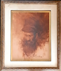 Ramon Kelley „Man with Beard“ 1968 Oil Painting 11″x14″ Framed Signed Early Work