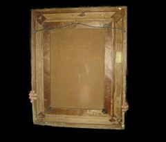 Antique Important Large Italian Oil Painting Signed Ettore Simonetti Rome C.1890