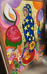 acrylic paintings on canvas hand painted Re-up Frame Size 45×55 Signed By Artist