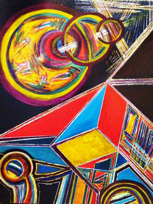 Geometric Abstract Composition || Matt Zedler || „GCS Series, #2“ || $18,500.00