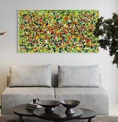ORIGINAL Acrylic Pictures Painting Abstract Painting Art Modern HAND PAINTED 120x60cm