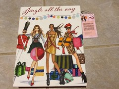 Jingle All The Way 8”X10” Canvas Frame Christmas Decor by Rongrong