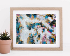 Painting Original Acrylic Matted 11×14 Abstract Modern Art Jimarieart