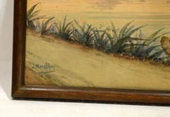 c1910 Water Color Landscape by John Monachon