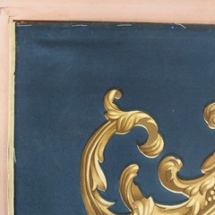 Echo Scarf Cavelle Nautical Imported French Vintage Framed Silk – 32″x32″