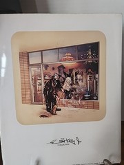 Vntg 1997 Weary Willie Sweeping Up Glass Emmett Kelly Jr. Collection Art Printt