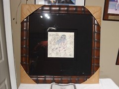 Tie-Feng Jiang Original On Rice Paper Entitled „Equine Allies“ Beautiful Frame