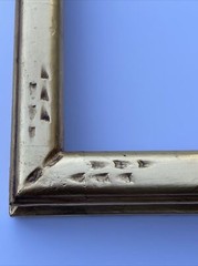 Antique CARVED Wood FRAME 20TH CENTURY FOR A 15 By 19 INCH PAINTING PHOTO PRINT