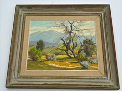 DARWIN DUNCAN PAINTING EARLY CALIFORNIA LANDSCAPE IMPRESSIONISM LISTED FAMOUS