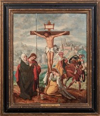 16th Century Dutch Old Master The Crucifixion – PIETER AERTSEN (1507-1575)