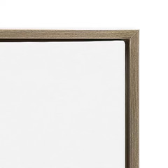 Contemporary Neutrals Abstract by Rachel Springer Brown Floater Frame Abstract G
