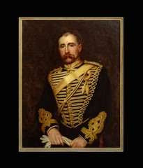 Large 19th Century Portrait of Captain Charles St.John Mildmay (1861-1923)