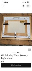 Oil Painting Framed 7.5″x9.5″ Signed