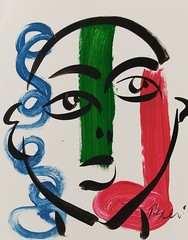 Original Peter Robert Keil abstract oil painting 22 1/4” (56cm) X 28.5” (72cm)