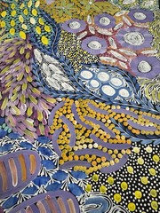 Karen Bird Ngale 💕Aboriginal Art 136cm X 90 COA Supplied KB2J-A