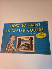 Vintage How To Paint In Water Colors with Jon Gnagy 8 page booklet