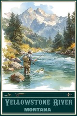Wholesale Lot Of 10 Fishing Travel Posters All Diffrent Locations Can Resale
