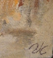 MONOGRAM SIGNED! ABSTRACT LANDSCAPE