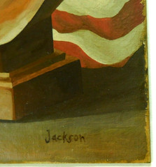 PRESIDENT GEORGE WASHINGTO VERY WELL DONE VINTAGE ORIGINAL OIL PAINTING