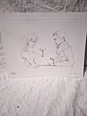 Leonor Fini Original Signed Drypoint Monsieur Venus Surrealist Art