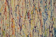 Mark Little Original Giant Profesional Painting 84”X62” (7 Foot) Abstract Modern