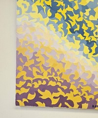 Douglas Palmer 2005  „Color Study“ Original Painting Outsider Art