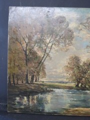 George Davidson Scottish Aberdeen River Landscape Early 20th Century