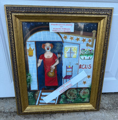 Charlie Rivel Clown Painting by Jeanette Williams 18″ x 15″