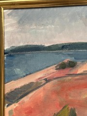 Swedish Oil on Canvas – “Stockholm” by LARS „BJÖNNI“ ANDERSSON – 65 × 56 cm