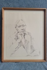 Ken Durkin Pen and Ink Drawing