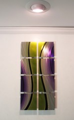 Modern Abstract Metal Wall Art Painting Sculpture Decor