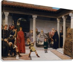 Education of the Children Painting by Sir Lawrence Alma-Tadema Reproduction