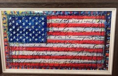 Tim Yanke Giclee W/Hand Embellishments on Canvas 2012 OG (Yankee Doddle) Piece
