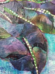 Original Mixed Media Canvas Artwork Signed by „Paula“ 16 x 16 x 1 1/2 Multicolor
