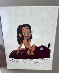 Hand painted Fan Art Serigraph Style Cel Tarzan Animation