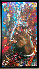 Snoop Dogg Embellished Giclee Painting by Artist Murray Henderson /5 Art 24 x 42