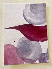ACEO Hand-Painted Original Watercolor Painting Art Card (2.5 x 3.5 inches)
