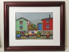 G.Pacheco Original Mixed Media 3D Art, Signed, Framed, 9 1/2″ x 6 1/2″ (Image)