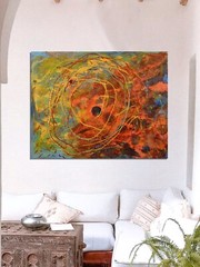 Mark Little, original￼, Painting, 72” X 56” Acrylic, Abstract, POP Art, Modern