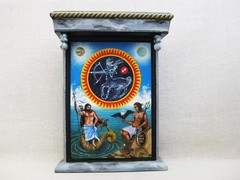 Vintage Original Zodiac Painting Sagittarius Raimundo Martin Original Latin Art