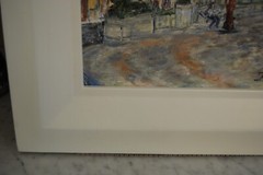 VTG SIGNED OIL FRAMED VIEW OF EL PRADO BLVD OLD HAVANA, CUBA ARTIST: HECTO VIDAL
