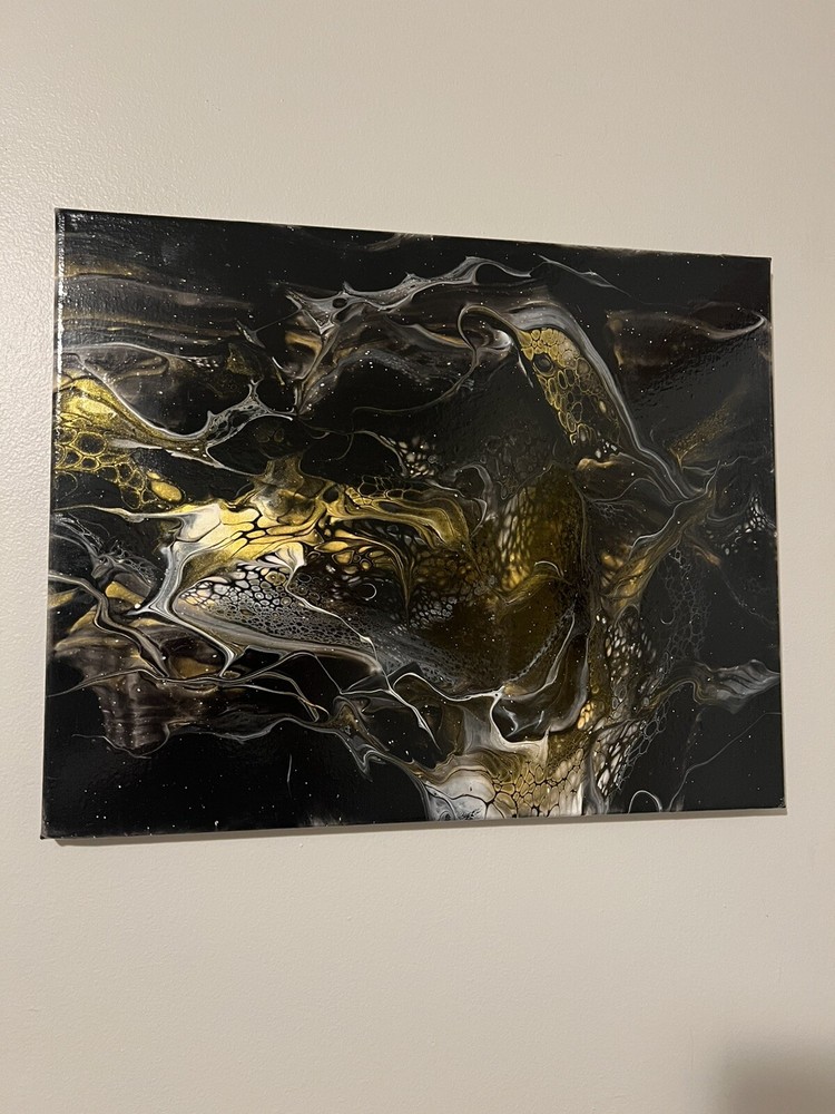Original Abstract Painting One Of A Kind 16 X 20 Canvas Can’t Get In Box Stores
