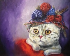 Custom Pet Portraits. Send me a photo and get a 16×20 oil on canvas painting.