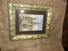 Original Russian ST PETERSBURG CHURCH OF SAVIOR Watercolor 11”W 13”T Signed