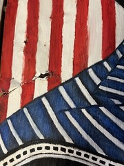 Leadbelly Painting bought from Folk Art Cafe in Los Angeles when they renovated.