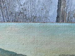 Vintage French Oil on Board ST IVES English Seascape signed M GIBBONS 1973