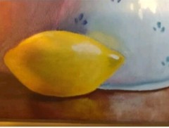 Vintage Still Life Oil Painting, Framed, Unsigned