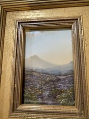 American West Landscape Watercolor Study Painting Thomas Moran Initialed TM