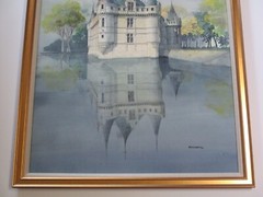 SCHLAEBITZ REALISTIC PAINTING REALISM MANSION ESTATE HOME LANDSCAPE CASTLE LARGE