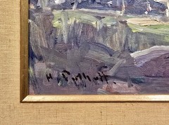 Hanson Duvall Puthuff –Southern California Arroyo Landscape-Original 1930s Oil